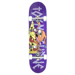 Toy-Machine Pizza Sect Skateboard - Complete Profi Board 7.75" Lila (8506943963400)