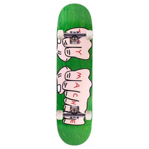 Toy-Machine Fists Skateboard - Complete Profi Skate Board 7.75