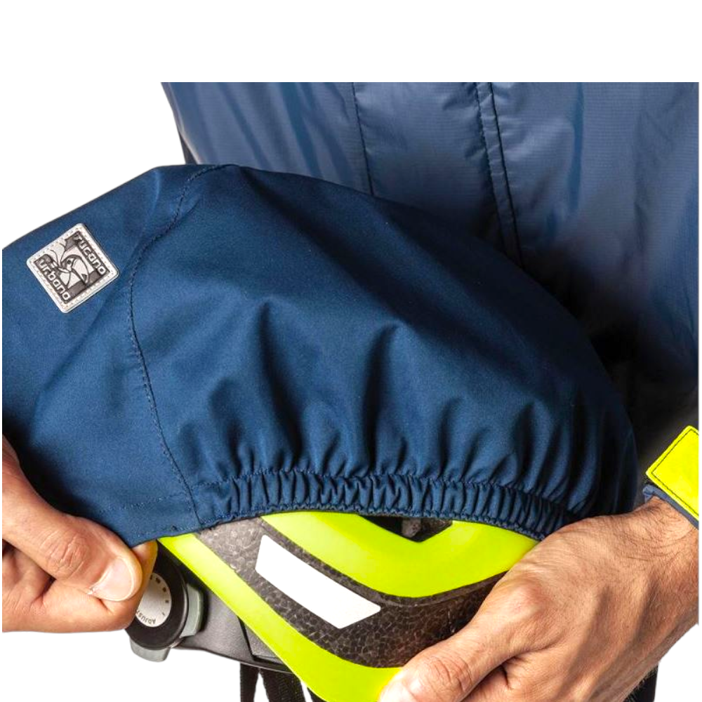 Tucano Urbano Bart Helmüberzug Helm Regen Cover blau - Bikers Base