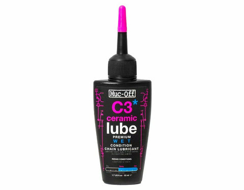 Muc Off C3 Wet Ceramic Kettenschmiermittel 50ml MTB/Rennrad/Gavelbike (5804518604966)