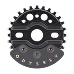 Odyssey Halfbash Street BMX Kettenblatt mit Grindguard 25t 28t schwarz (5756199567526)