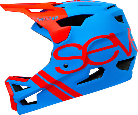 Seven Protection 7iDP Project 23 ABS Fullface Helm Blau Rot Gr. L (8005569741064)