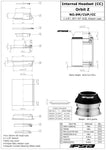 FSA Orbit Steuersatz Lagerschalen H4098 36°/ 45°  1 1/8 Zoll Steuersatz (7966268195080)