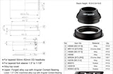 FSA Orbit NO57 Steuersatz Lagerschale H5068 36°/ 45°  1.5 Zoll Steuersatz (8209662738696)