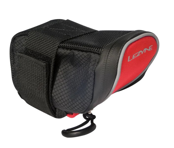 Lezyne Micro Caddy Fahrrad Satteltasche Schwarz / Rot / Reflex - Bikers Base
