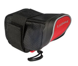 Lezyne Micro Caddy Fahrrad Satteltasche Schwarz / Rot / Reflex (8012397478152)