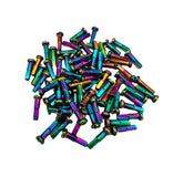 Don Speiche Rainbow Oilslick Messing Speichennippel 2.0 mm Nippel (7996997140744)