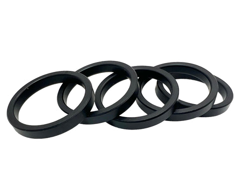 5x Alu Spacer 5mm Matt Schwarz 1 1/8 Zoll für Steuersatz BMX MTB Touring Race (8230879658248)