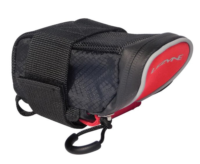 Lezyne Micro Caddy Fahrrad Satteltasche Schwarz / Rot / Reflex - Bikers Base
