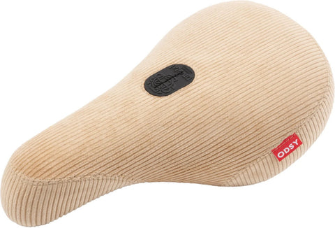 Odyssey Broc Fat Cap Pivotal BMX Sattel Beige Tan Kord (8117024194824)