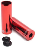 Salt AM Freestyle BMX Pegs, 1 Paar, 14mm inkl. 3/8 Zoll Adapter, Rot, Stahl - Bikers Base (5902344880294)