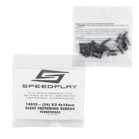 Speedplay V.2 Cleat Schrauben Set, M4 x 13mm -  Zero und Ultra Light Action (7657215885539)