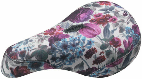 Sunday Wallflower V2 Fat Pivotal BMX Sattel, bunt, Blumenmuster (7054163804326)